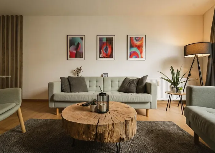 Raum921 - Stilvolles Apartment - Wlan, Tiefgarage, Kueche, Netflix